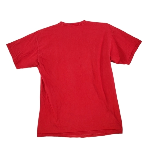 Burton Red T-Shirt Mens M Graphic Print Cotton Sleeveless Crewneck - Picture 3 of 8